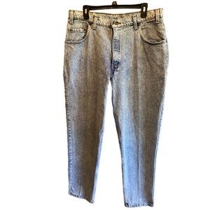 Vintage Levi's 545 Acid Wash Loose Fit High Waist Mom Jeans Size 38 VTG